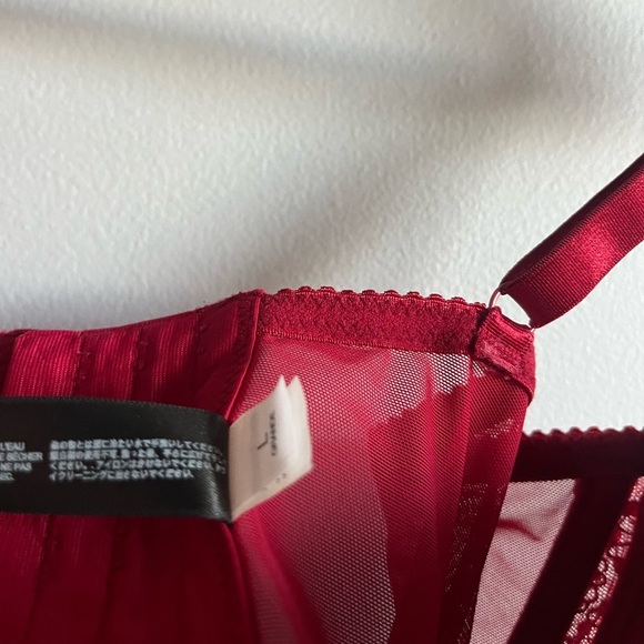 Vintage Bebe beaded bustier corset top - Picture 4 of 5